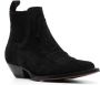 Sonora Hidalgo 45mm suede ankle boots Black - Thumbnail 2