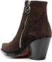 Sonora Hidalgo 85mm leather ankle boots Brown - Thumbnail 3