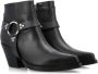 Sonora Jalapeno Belt 60mm leather ankle boots Black - Thumbnail 2