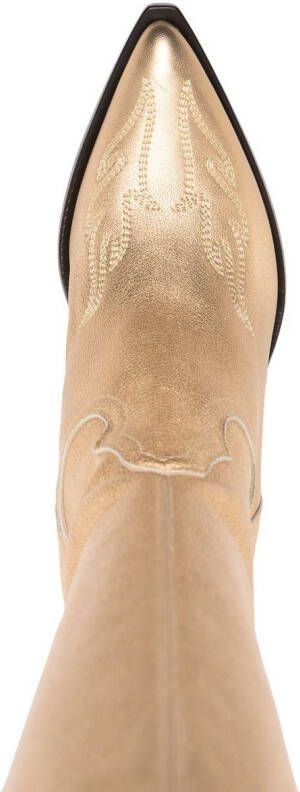 Sonora over-the-knee length 105mm boots Gold
