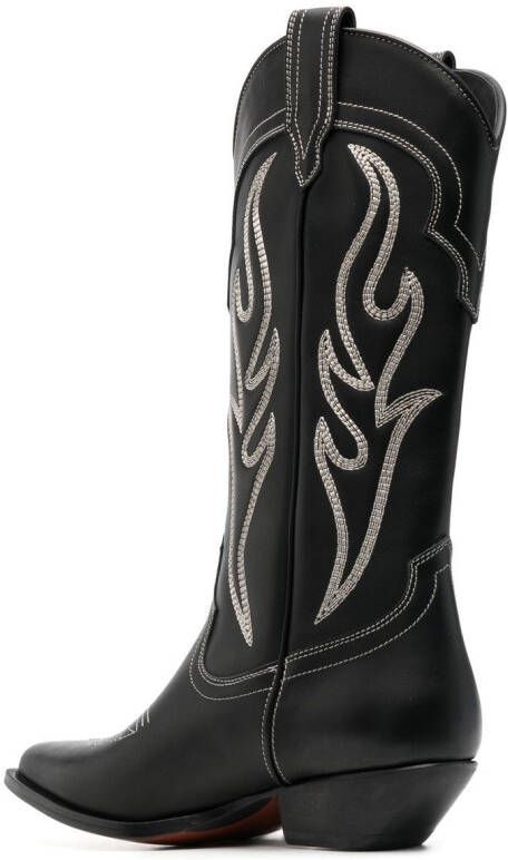 Sonora Santa Fe 35mm calf-length boots Black