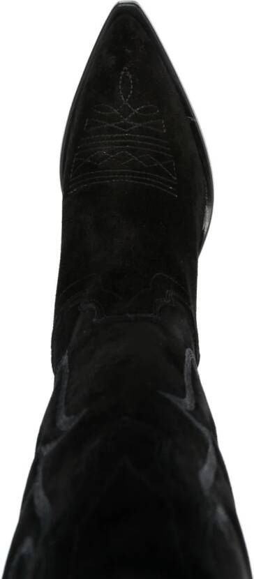 Sonora Santa Fe 75mm suede boots Black