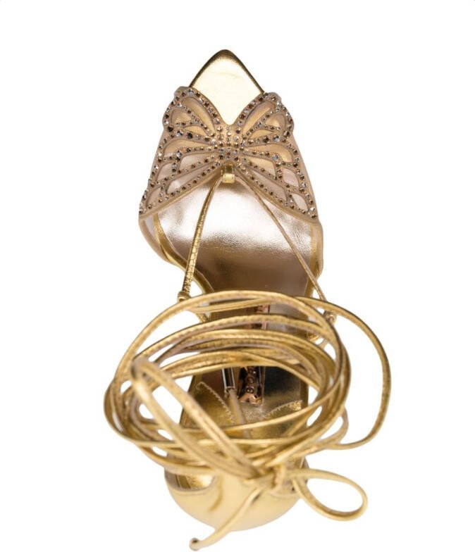 Sophia Webster 105mm butterfly-detailing sandals Yellow