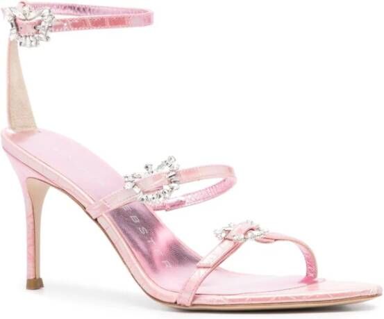 Sophia Webster 85mm Grace Mid leather sandals Pink