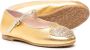 Sophia Webster Amora heart-patch ballerina shoes Gold - Thumbnail 2