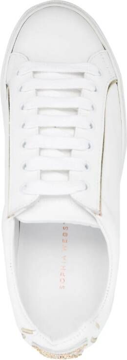 Sophia Webster Butterfly stud-embellished sneakers White