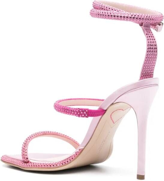 Sophia Webster Callista 100mm crystal-embellished sandals Pink