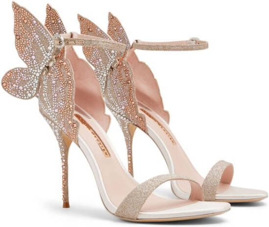 Sophia Webster Chiara crystal-embellished sandals Gold