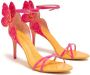 Sophia Webster Chiara leather heeled sandals Pink - Thumbnail 2