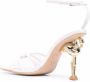 Sophia Webster Flamingo leather sandals White - Thumbnail 3