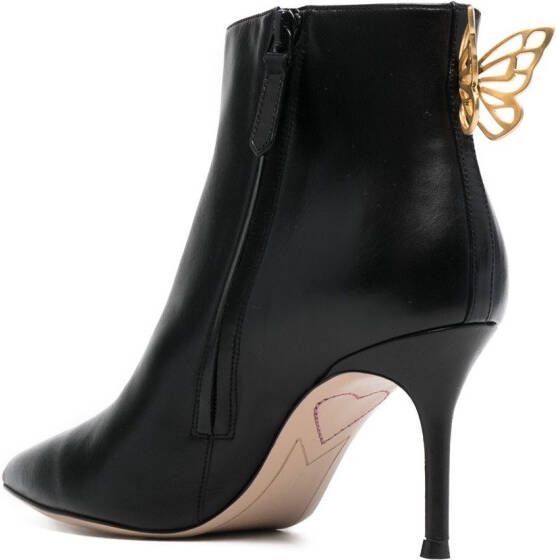 Sophia Webster Mariposa butterfly-detailed ankle boots Black