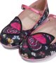 Sophia Webster Mini Butterfly appliqué-detail ballerina shoes Black - Thumbnail 3