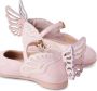 Sophia Webster Mini butterfly-appliqué leather ballerinas Pink - Thumbnail 4