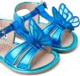Sophia Webster Mini butterfly-appliqué leather sandals Blue - Thumbnail 4
