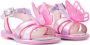 Sophia Webster Mini butterfly-appliqué leather sandals Pink - Thumbnail 2