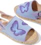 Sophia Webster Mini butterfly-appliqué slingback espadrilles Purple - Thumbnail 2