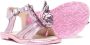 Sophia Webster Mini butterfly-detail flat sandals Pink - Thumbnail 2