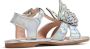 Sophia Webster Mini butterfly-detail flat sandals Silver - Thumbnail 3