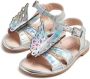 Sophia Webster Mini butterfly-detail flat sandals Silver - Thumbnail 4