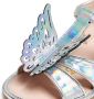 Sophia Webster Mini butterfly-detail flat sandals Silver - Thumbnail 5