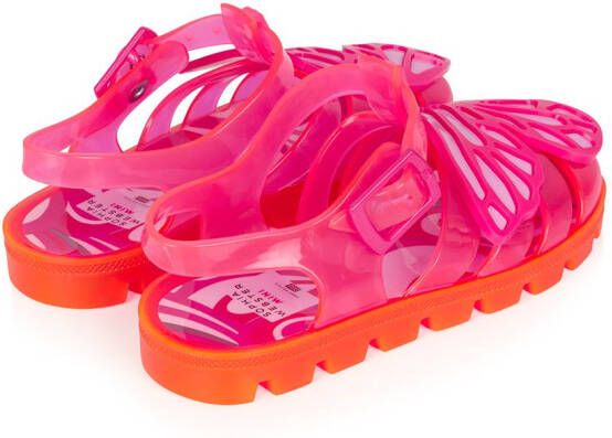 Sophia Webster Mini Butterfly jelly sandals Pink