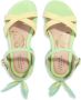 Sophia Webster Mini butterfly-motif leather sandals Green - Thumbnail 3