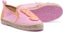 Sophia Webster Mini butterfly-patch flat espadrilles Pink - Thumbnail 2