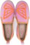 Sophia Webster Mini butterfly-patch flat espadrilles Pink - Thumbnail 3