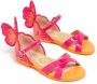 Sophia Webster Mini Chiara wing-appliqué leather sandals Pink - Thumbnail 2