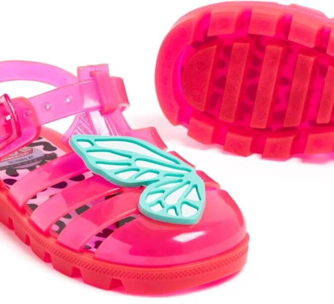Sophia Webster Mini Diva Butterfly jelly sandals Pink