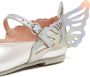 Sophia Webster Mini Heavenly wing-appliqué leather sandals Silver - Thumbnail 2