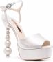 Sophia Webster Natalia beaded-heel sandals Neutrals - Thumbnail 2