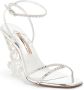 Sophia Webster Paloma 100mm leather sandals Silver - Thumbnail 2