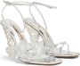 Sophia Webster Paloma 100mm leather sandals Silver - Thumbnail 5