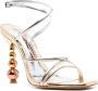 Sophia Webster Perla 110mm metallic-finish sandals Gold - Thumbnail 2