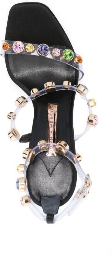Sophia Webster Rosalind gem-embellished sandals Black