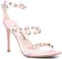 Sophia Webster Rosalind gemstone-embellished 90mm sandals Pink - Thumbnail 2
