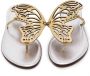 Sophia Webster Talulah butterfly-embellished flat sandals Gold - Thumbnail 2