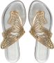 Sophia Webster Talulah butterfly-embellished flat sandals Gold - Thumbnail 4
