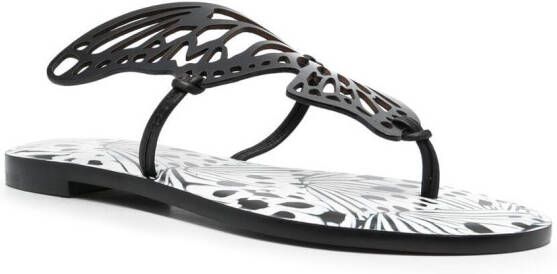 Sophia Webster Talulah butterfly sandals Black