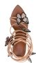 Sophia Webster Vanessa 100mm strappy sandals Brown - Thumbnail 4