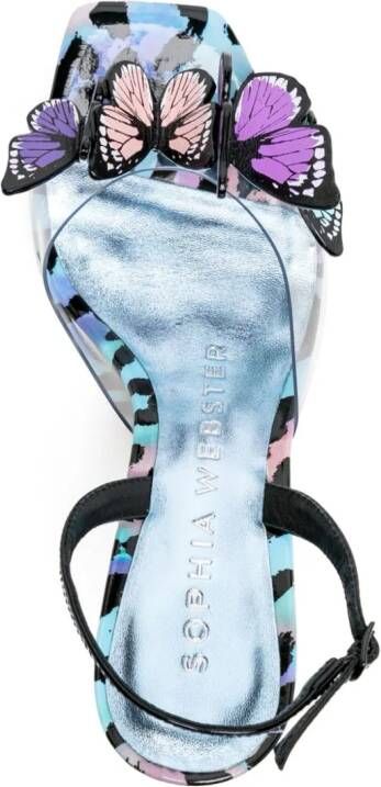 Sophia Webster Vanessa 95mm butterfly-detail sandals Multicolour