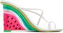 Sophia Webster watermelon-print wedge sandals White - Thumbnail 3
