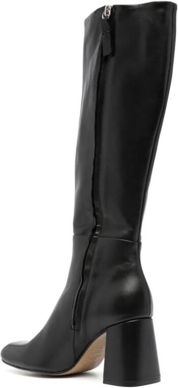 Souliers Martinez Anabel 85mm leather knee boots Black