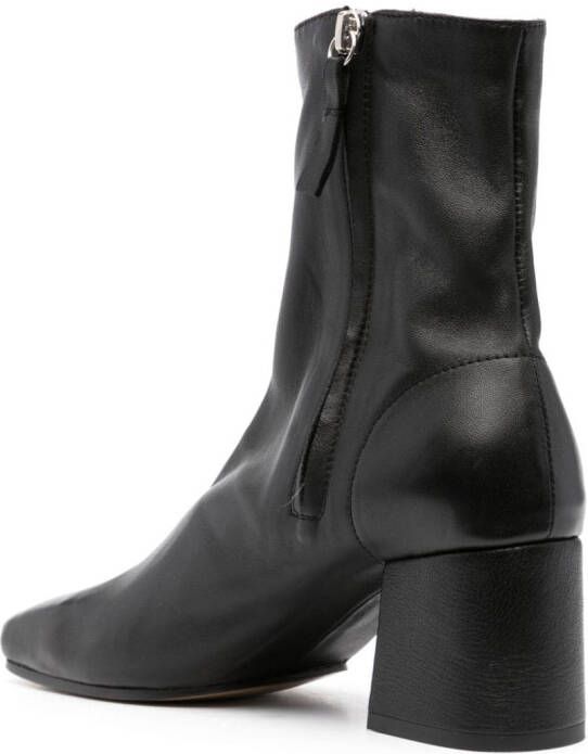 Souliers Martinez Tierra 60mm leather ankle boots Black