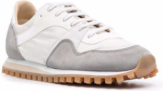Spalwart panelled lace-up sneakers Grey