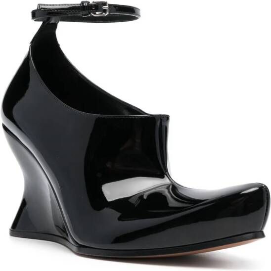 Sportmax block heel pumps Black