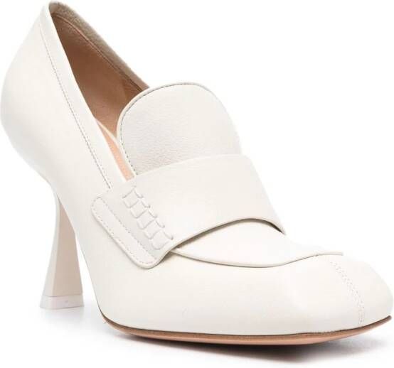 Sportmax shaped-high-heel pumps White