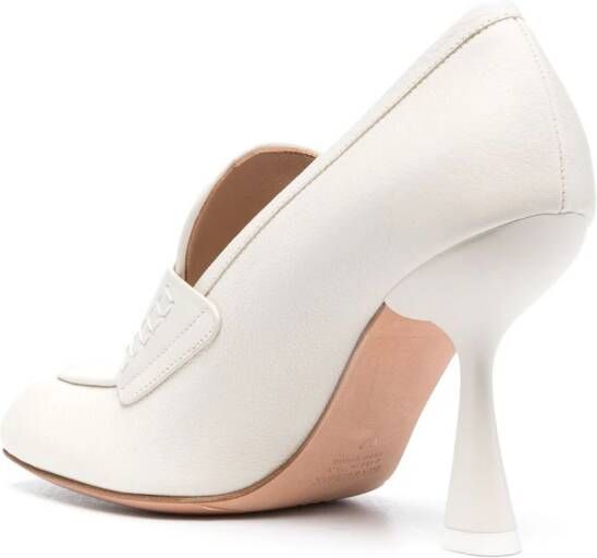 Sportmax shaped-high-heel pumps White