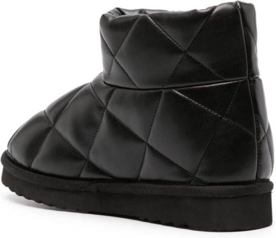 STAND STUDIO Beverley quilted ankle boots Black